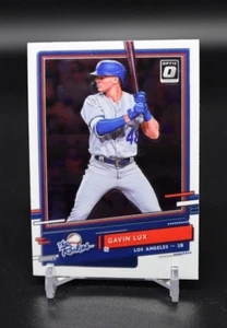 2020 Donruss Optic #R-8 Gavin Lux The Rookies Rookie RC Dodgers FAST SHIP - Picture 1 of 2