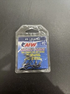AFW American Fishing Wire Mighty Mini Stainless Snap Swivels #5 5pc 120lbs - Picture 1 of 4