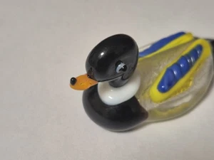 Estatuilla de pato miniatura de cristal veneciano de Murano de colección en muy buena condición pieza multicolor - Imagen 1 de 14