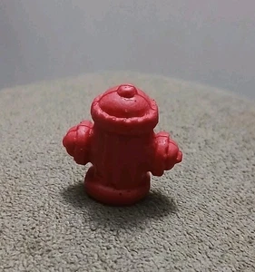 Diener Red Fire Hydrant Rubber Eraser Pencil Topper Fireman Fire Department - Picture 1 of 3
