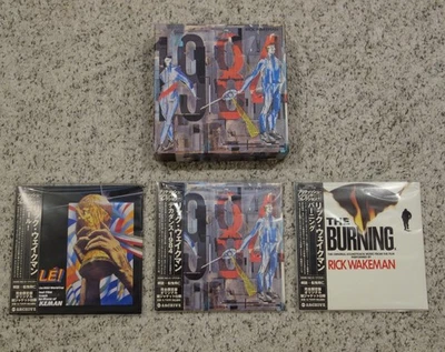 Rick Wakeman Mini LP CD Promo Box Set (3 Titles) Japan Authentic Paper Sleeve - Bild 1 von 4