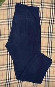 Lululemon Commission Pant Slim Warpstreme 34 Navy Blue Mens 33 Golf Chino M5439S - Picture 1 of 12