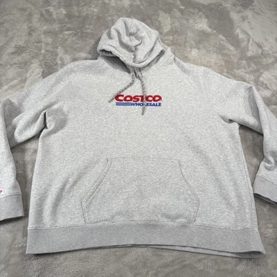 Costco Sudadera con Capucha Para Hombres 3XL Gris Kirkland Bordado Logo Pullover Al Por Mayor Foto 1 de 4