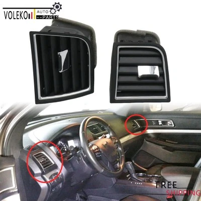 Fits For 2016-2019 Ford Explorer Front Driver Passenger Air Vent Louvre Assembly - Imagem 1 de 4