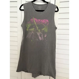 The Jimi Hendrix Ban Graphic Tank Top Sleeveless Dress Festival Grunge Med - Picture 1 of 7