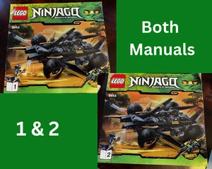 LEGO 9444 NINJAGO Manual de instrucciones SOLO Cole's Tread Assault Books 1 y 2 - Imagen 1 de 3