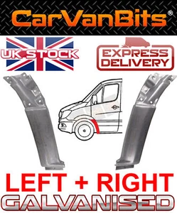 FOR MERCEDES SPRINTER VW CRAFTER 06-18 FRONT PAIR WHEEL ARCH REPAIR BODY PANEL - Picture 1 of 9