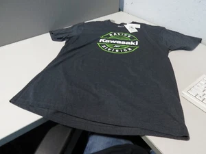 NOS NWT Factory Effex Kawasaki Racing Division Charcoal T Shirt Size XL 25-87106 - Picture 1 of 7