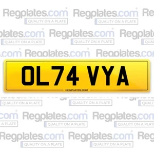 OL74 VYA geschätztes Autonummer personalisiertes Privatschild OLIVIA - Bild 1 von 1