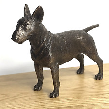 Cold Cast Bronze English Bull Terrier lover gift sculpture ornament figurine