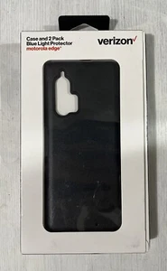 Verizon Case and 2 Pack Blue Light Protector For  Motorola edge+ - Picture 1 of 2