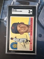 1955 Topps #124 Harmon Killebrew Rookie RC Twins - SGC 3