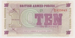 (N30-1) 1972 Great Britain 10p Military money UNC (A) - Picture 1 of 2