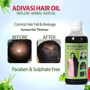 Original Adivasi Hair Growth Oil 200 ML Ayurvedic Adiwasi Herbal Kesh tel with N - Picture 1 of 4
