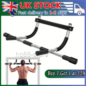 Pull Up Bar Wall Mounted Heavy Duty Chin Up Dip Station Outdoor Home Fitness - Picture 1 of 15