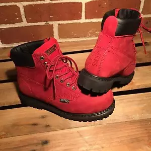 SAFETY WORK BOOTS LACE UP STEEL TOE CAP - Bild 1 von 1