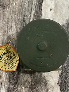 1940s Antique Record Standard Fly fishing reel Made in Sweden NEW WITH TAG !!! - Bild 1 von 7