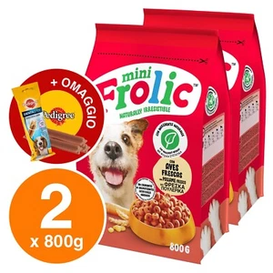 Frolic Mini Cibo Secco per Cani con Pollame Fresco Verdure Cereali Snack 1600g - Foto 1 di 5