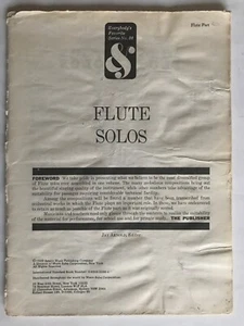 Flute Solos with Piano Everybody's favorite series No. 38 by Jay Arnold, Hal Leo - Picture 1 of 4