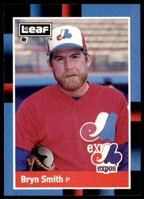 1988 LEAF BRYN SMITH . MONTREAL EXPOS #129 - Image 1 of 2