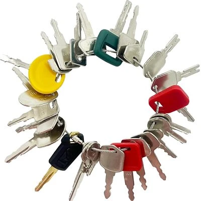 26 Heavy Equipment Master Keys Set JCB Case Toyota Hyster Komatsu Kubota CAT JCB - Image 1 of 4