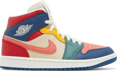 [DN3738-400] Womens Air Jordan Retro 1 Mid SE 'Multi Color (2022)' - Image 1 of 4