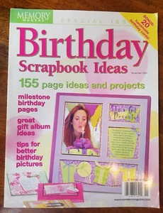 Memory Makers Special Issue Birthday Scrapbook Ideas November 2003 - Picture 1 of 4