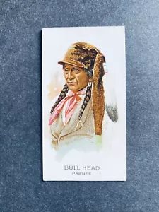 1888 N2 Allen & Ginter American Indian Chiefs Bulls Head Pawnee. - Picture 1 of 3