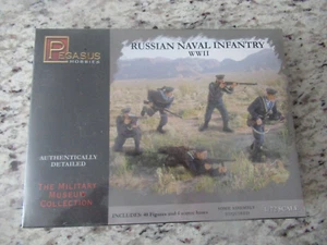 Pegasus Hobbies #7270 Segunda Guerra Mundial Infantería Naval Rusa 40 Figuras Escala 1/72 - Imagen 1 de 2