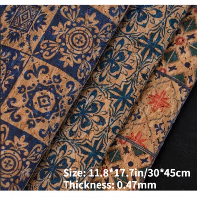 30 45cm Wood Fabric Craft Bark Cloth Material Painted DIY Retro Novelty - image 1 of 4