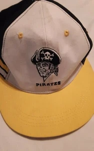 Baseballmütze Jugend Pittsburgh Piraten PPG Farbe MLB bestickt Einheitsgröße Druckknopflasche - Bild 1 von 12