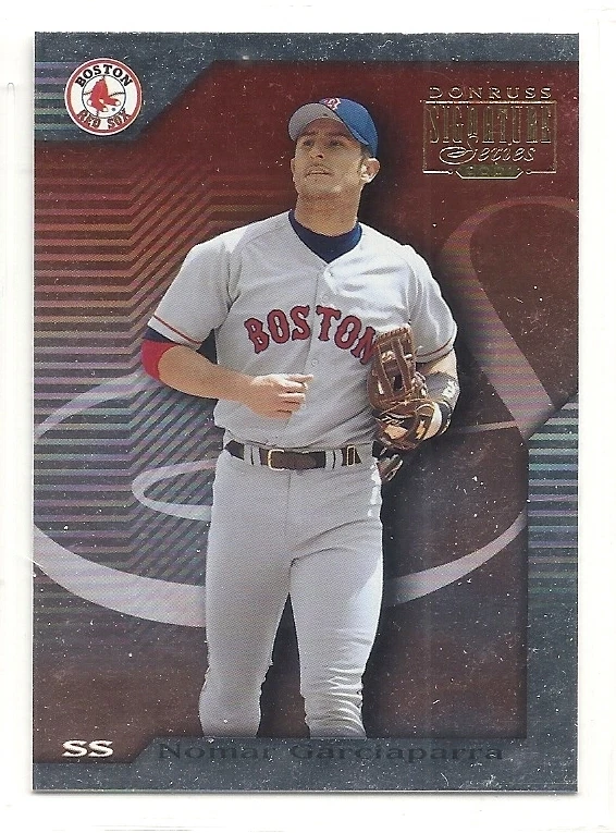 2001 Donruss Signature Series - #17 - Nomar Garciaparra - Boston Red Sox - Image 1 of 1