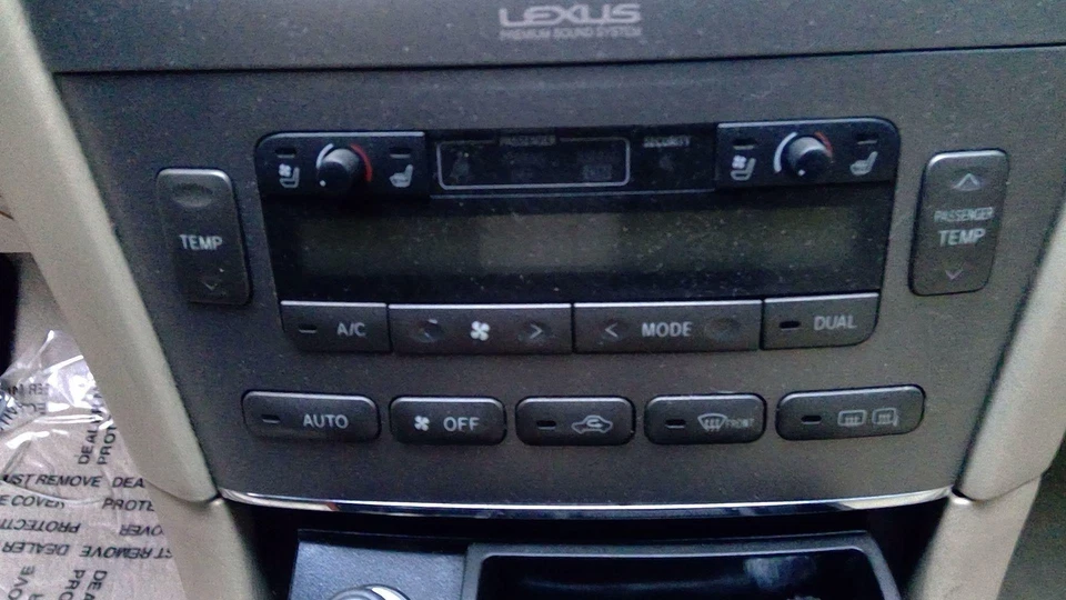 Calentador A/C Control LEXUS ES330 04 05 06 Foto 1 de 1