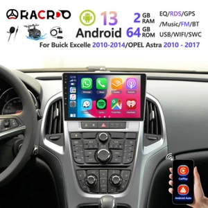 Radio de coche DAB+ Apple CarPlay 64 GB Android 13 GPS Navi para Opel Astra J 2010-2014 - Imagen 1 de 15