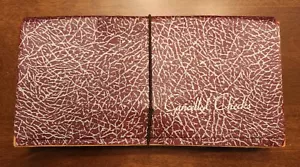 Vintage Canceled Checks Folder 9.5"x5" ~ Months/Alphabet ~ Free Shipping! - Picture 1 of 7