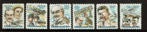 1978- U.S. AIRMAIL Wright Bros Chanute Post Aviators Sc#C91-6 SET of 6 M/NH/OG - Picture 1 of 1