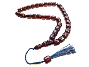 Türkische Amberoid Sorgenperlen SIKMA Kehribar Tesbih Gebet Tasbih Misbaha Eid 156 - Bild 1 von 7