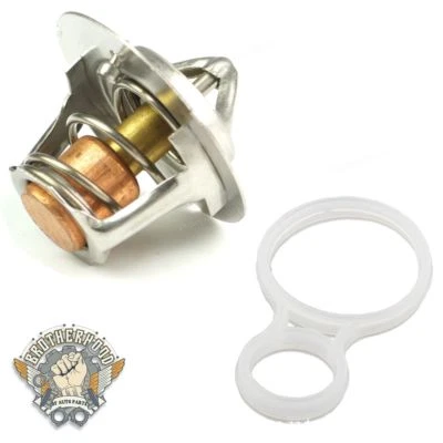 Thermostat w/Gasket Seal for Mini Cooper 1.6L 2002 2003 2004-2008 11537596787 - Image 1 of 4