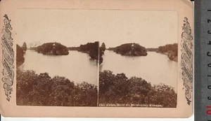 Photo albumine Stéréo FORMAT ATYPIQUE 11X17cm 1870 BOIS DE BOULOGNE - Imagen 1 de 1