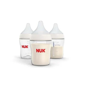 NUK Perfect Match Slow Flow Bottle, 5 oz, 3 Pack, Neutral - Picture 1 of 4