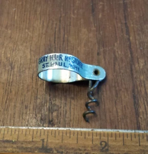 Small Corkscrew - Advertising Souvenir of Mary T. Goldman's Grey Hair Restorer - Picture 1 of 5