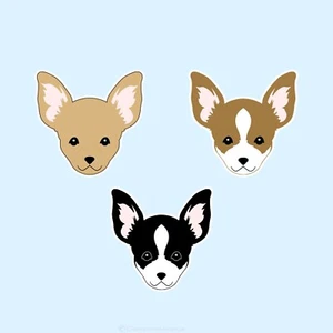 Chihuahua Dog Sticker Pet Dog Mom Puppy Love Car Window Laptop Water Bottle - Picture 1 of 4