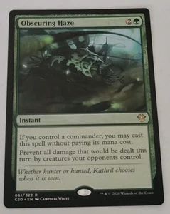 Magic The Gathering - Obscuring Haze (Rare) Commander 2020 #61/322 Near Mint - Picture 1 of 3