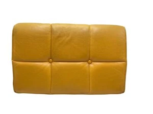 MCM Mid Century Modern Sofa Cushion Orange Vinyl After Knoll - Picture 1 of 3