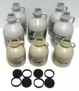 8 NEW MAPLE SYRUP-MAKING JUGS 5 QUARTS, 3 PINTS +SCREW-ON CAPS BACKYARD SUGARING - Picture 1 of 1