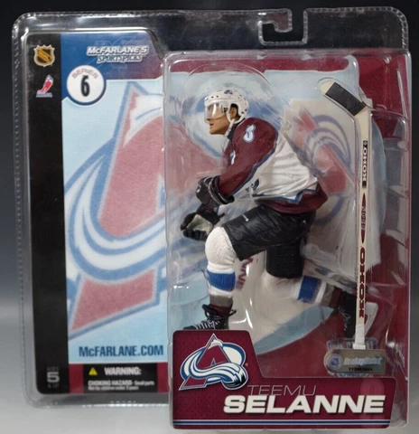 McFARLANE TEEMU SELANNE COLORADO AVALANCHE SERIES 6 FIGURE HOCKEY NHL MIB Cover