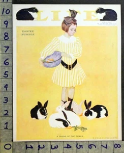 1911 FEIERTAGE OSTERN HASE HASE KAROTTE COLES PHILLIPS KUNST ILLUSTRATION COVER ZX95 - Bild 1 von 1