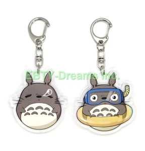 Set of 2 My Neighbor Totoro Anime Acrylic Keychain v2 - Picture 1 of 2