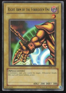Yu-Gi-Oh #LOB-122 Right Arm of the Forbidden One UR - Picture 1 of 2