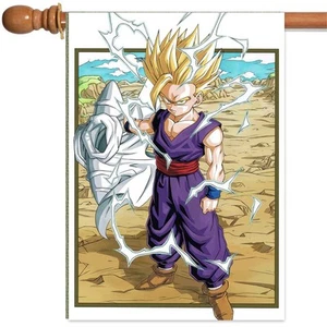 Son Gohan Anime Banner Flag Poster Outdoor Indoor Garden - Picture 1 of 7